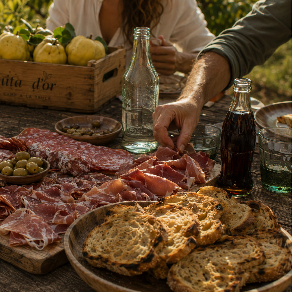 Almuerzo tradicional en finca