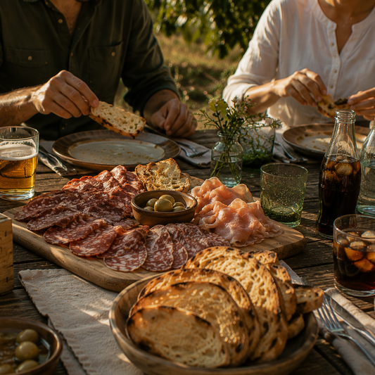Almuerzo tradicional en finca